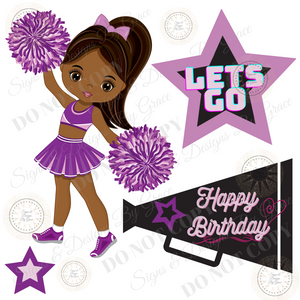DS Cheer girls purple 1