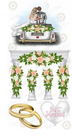 Just Married Arches Car