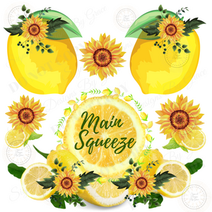Main Squeeze Lemons Sunflowers