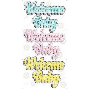 3 PCS. Welcome Baby Flashes