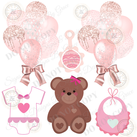 pink baby TEDDY BB 413