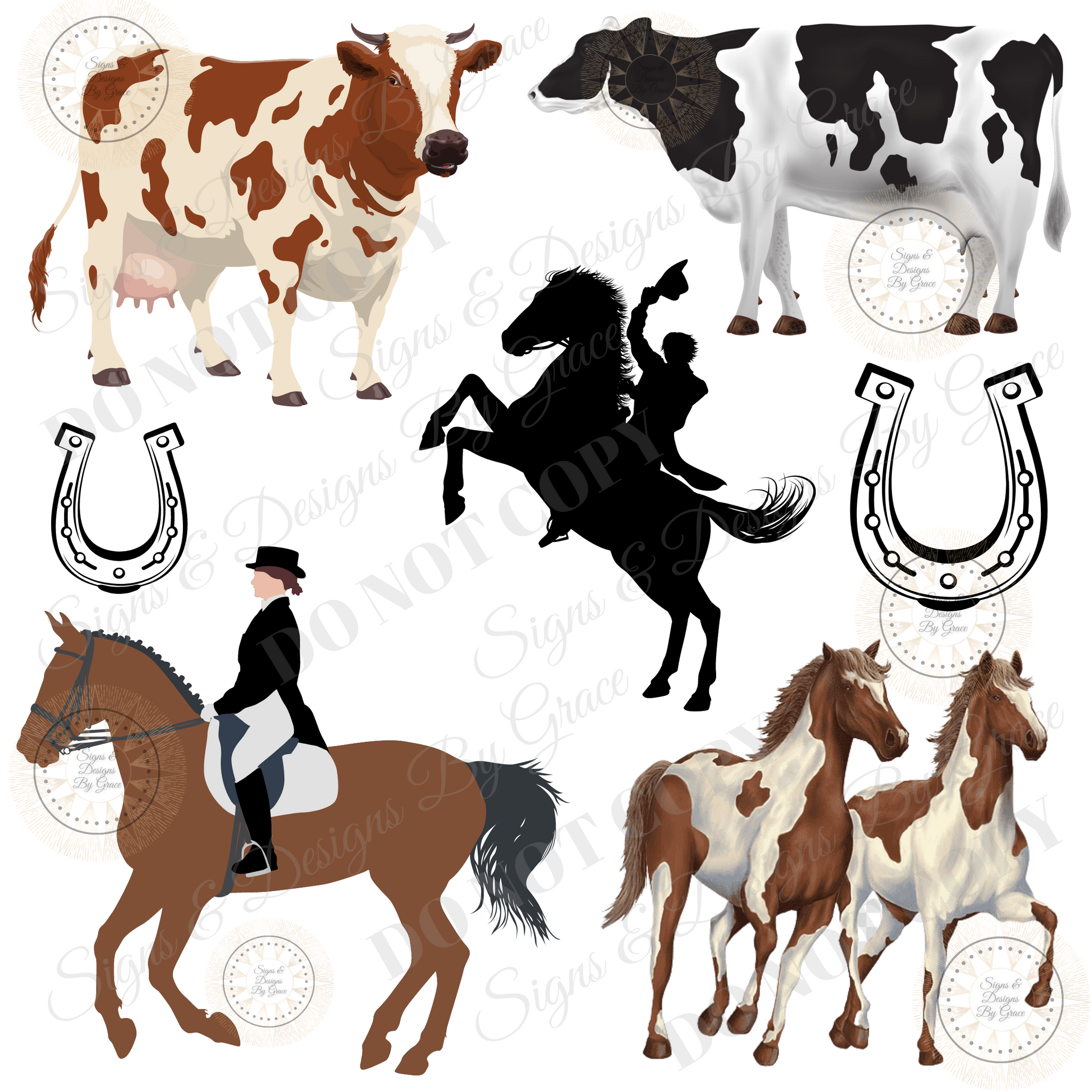 cattle horses 1026