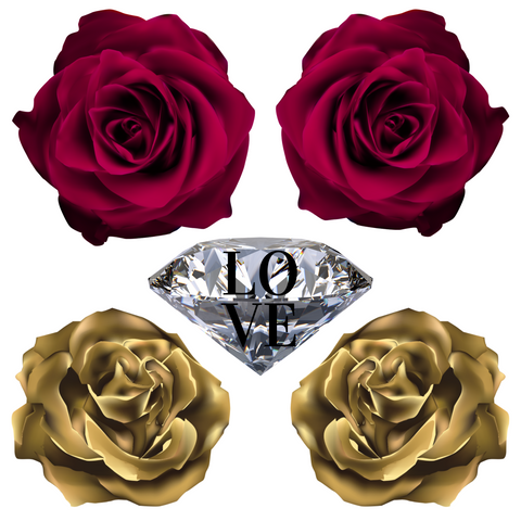 cut Roses LOVE 4011