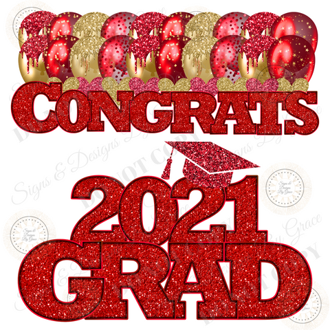 red gold congrats 2021 grad 339