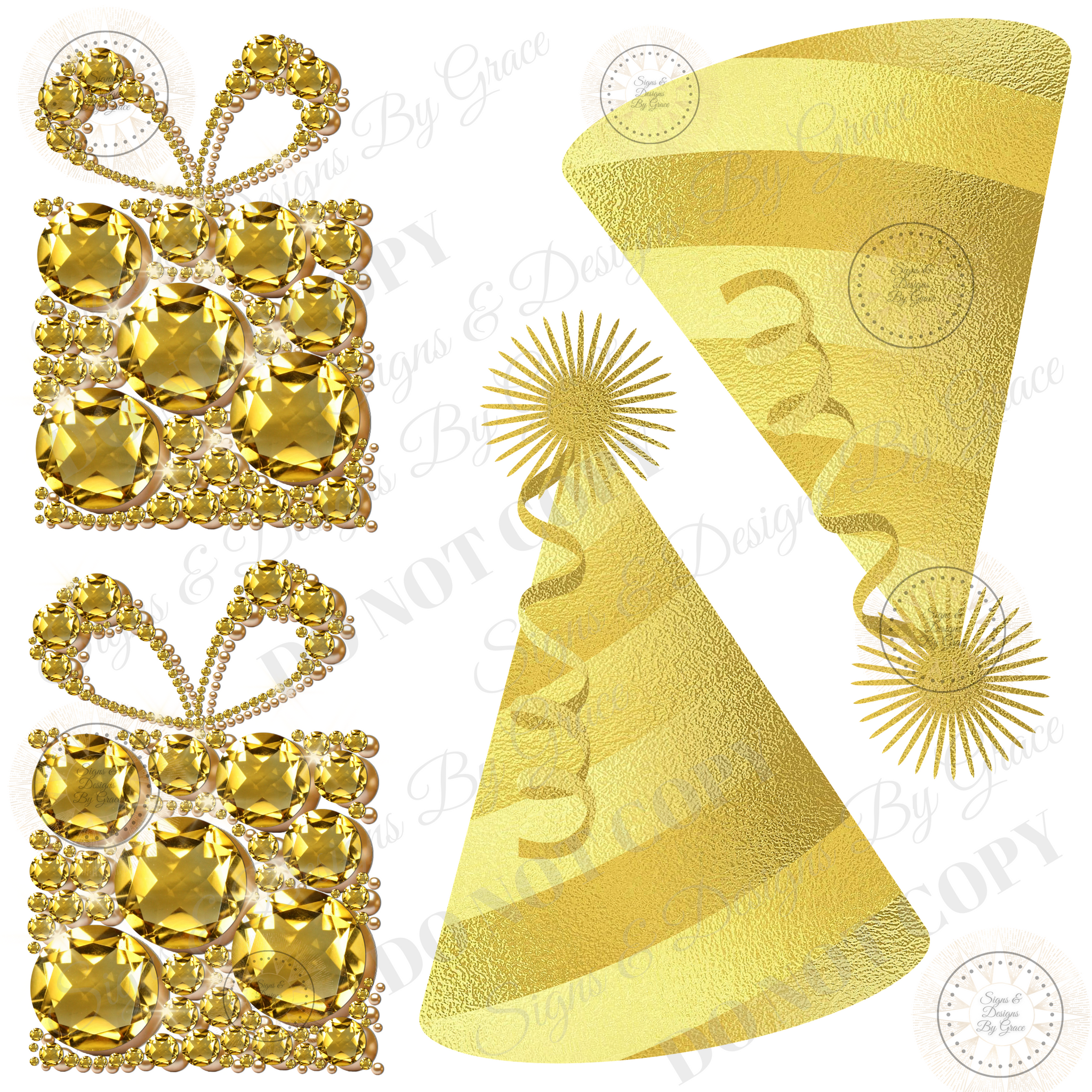 xxl gold gb gold party hats 2027